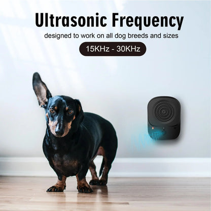 2024 anti Barking Device for Dogs，Rechargeable Ultrasonic Bark Box Dog， Effective Stop Barking Dog Devices for Indoor Outdoor