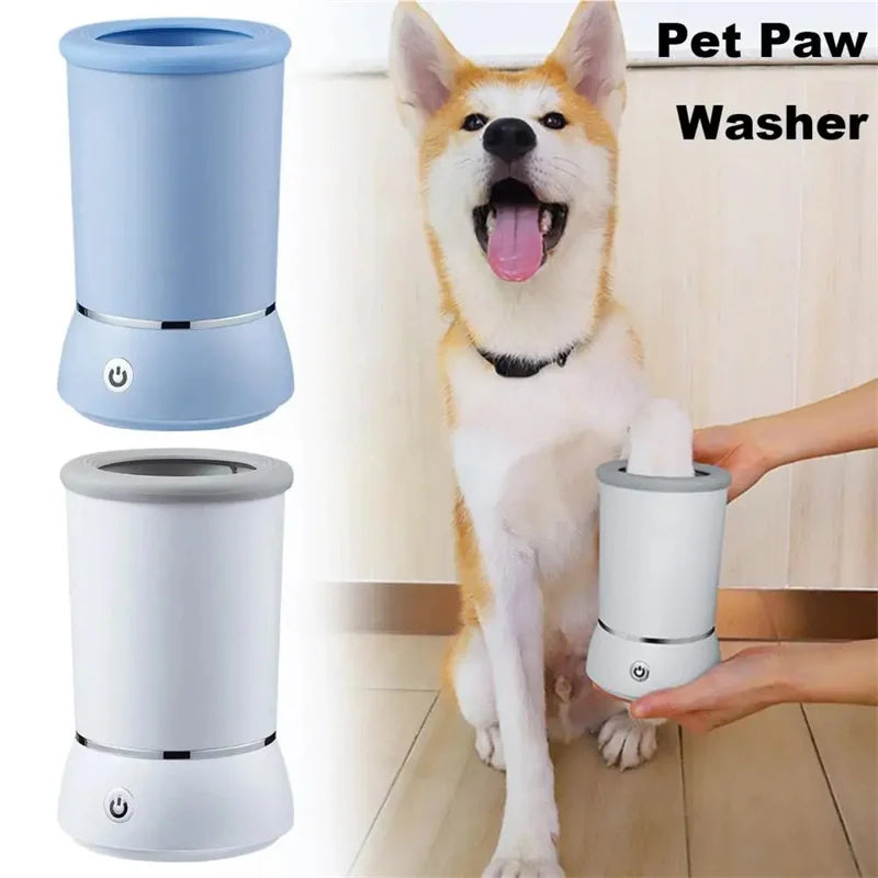 Automatic Dog Paw Cleaner with One-Touch Operation - Rechargeable Pet Foot Washing Cup for Small, Medium, and Large Breeds